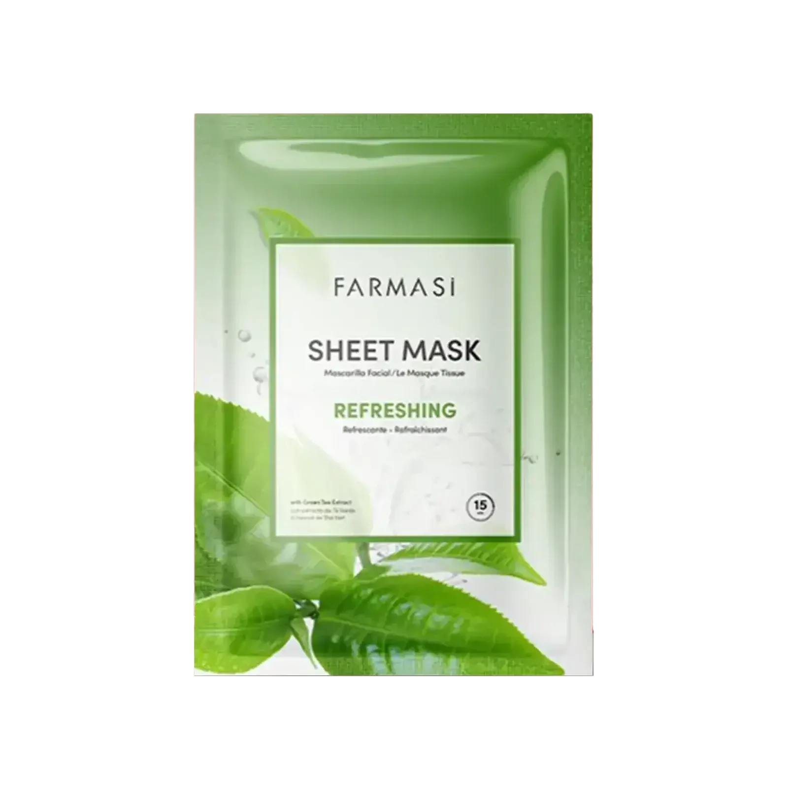 5'li Refreshing Yeşil Çaylı Kağıt Maske 28 gr