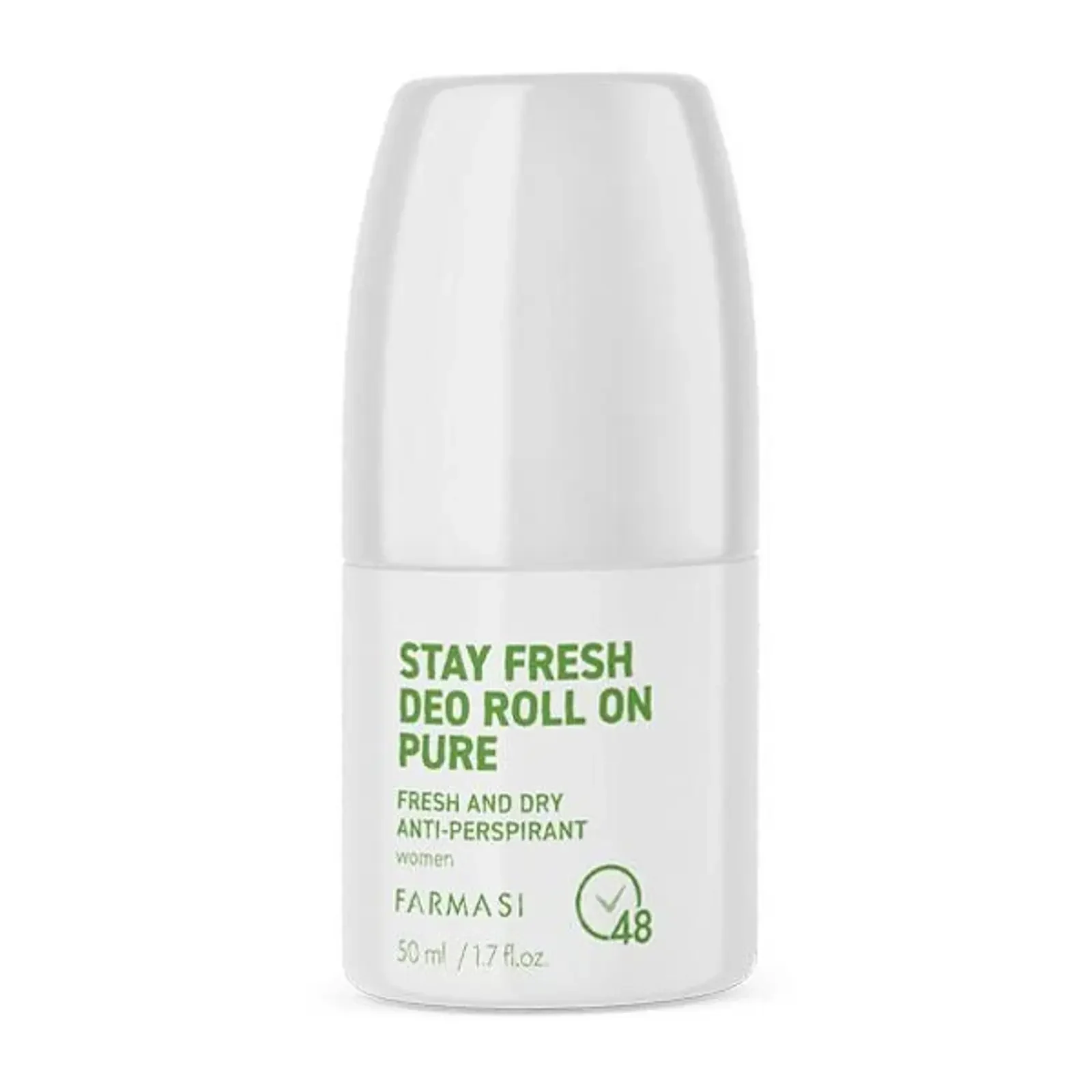 Anti-Perspirant Deo Roll On Kadın Pure 50 ml