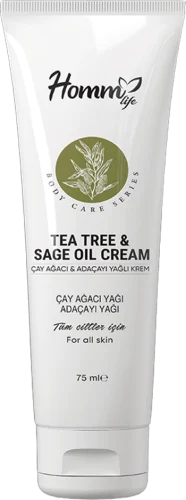 HOMM LIFE ÇAY AĞACI & ADAÇAYI YAĞLI KREM 75 ML