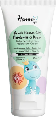 HOMM LIFE BEBEK HASSAS CİLT NEMLENDİRİCİ KREM 40 ML