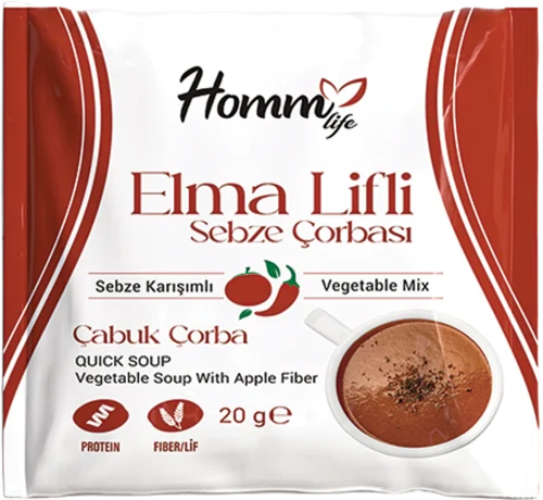HOMM LIFE ELMA LİFLİ SEBZE ÇORBASI TEKLİ 20 GR