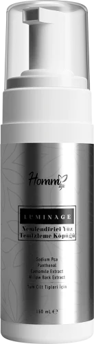 HOMM LIFE LUMINAGE NEMLENDİRİCİ YÜZ TEMİZLEME KÖPÜĞÜ 150 ML