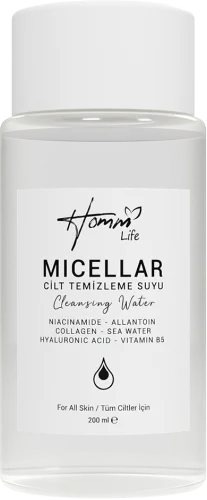 HOMM LIFE MICELLAR CİLT TEMİZLEME SUYU 200 ml