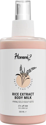 HOMM LIFE PİRİNÇ ÖZLÜ VÜCUT SÜTÜ 200 ML