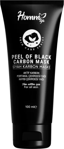 HOMM LIFE SİYAH KARBON MASKE 100 ML