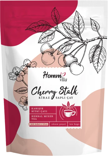 HOMM VITA KİRAZ SAPLI KARIŞIK BİTKİ ÇAYI 60 POŞET 90GR