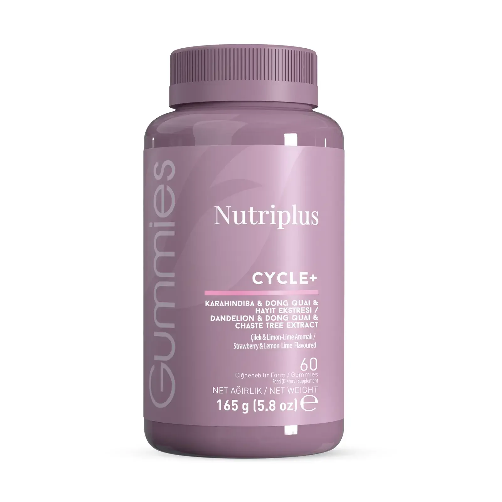 Nutriplus Cycle+ Gummy Çilek & Lime Aromalı 60 Adet