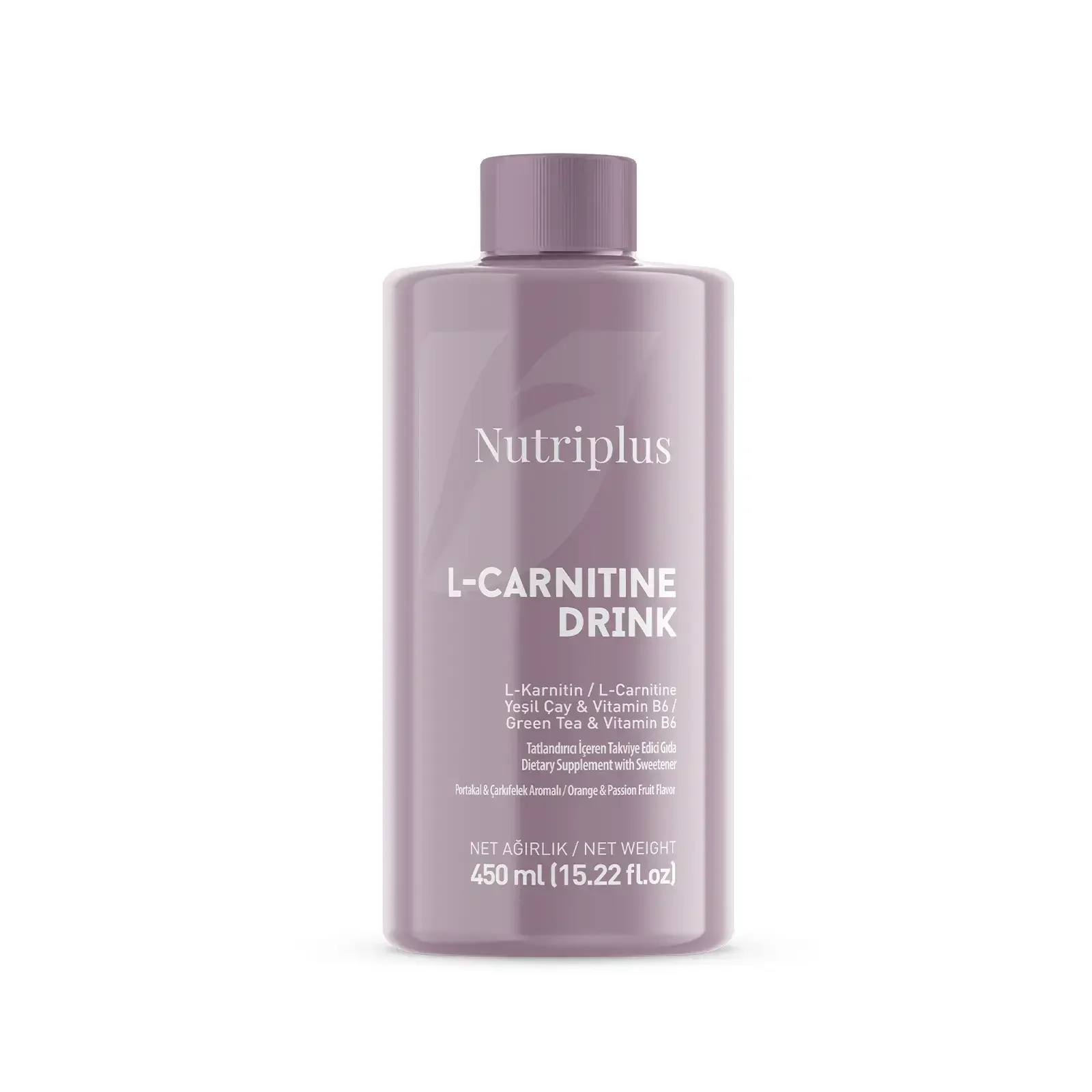 Nutriplus L-Karnitin Portakal & Çarkıfelek Meyvesi 450 ml