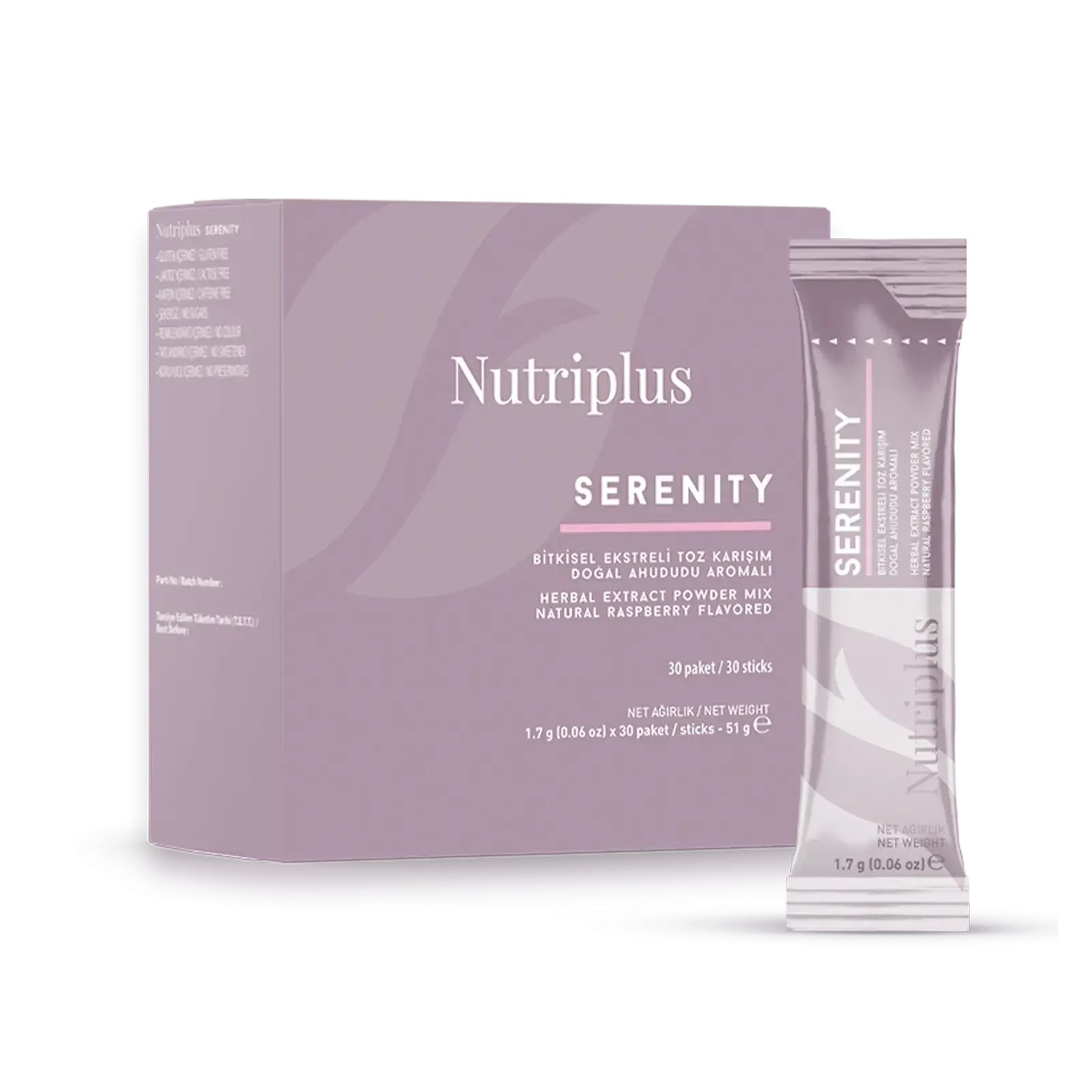 Nutriplus Serenity Ahududu Aromalı 30 Adet