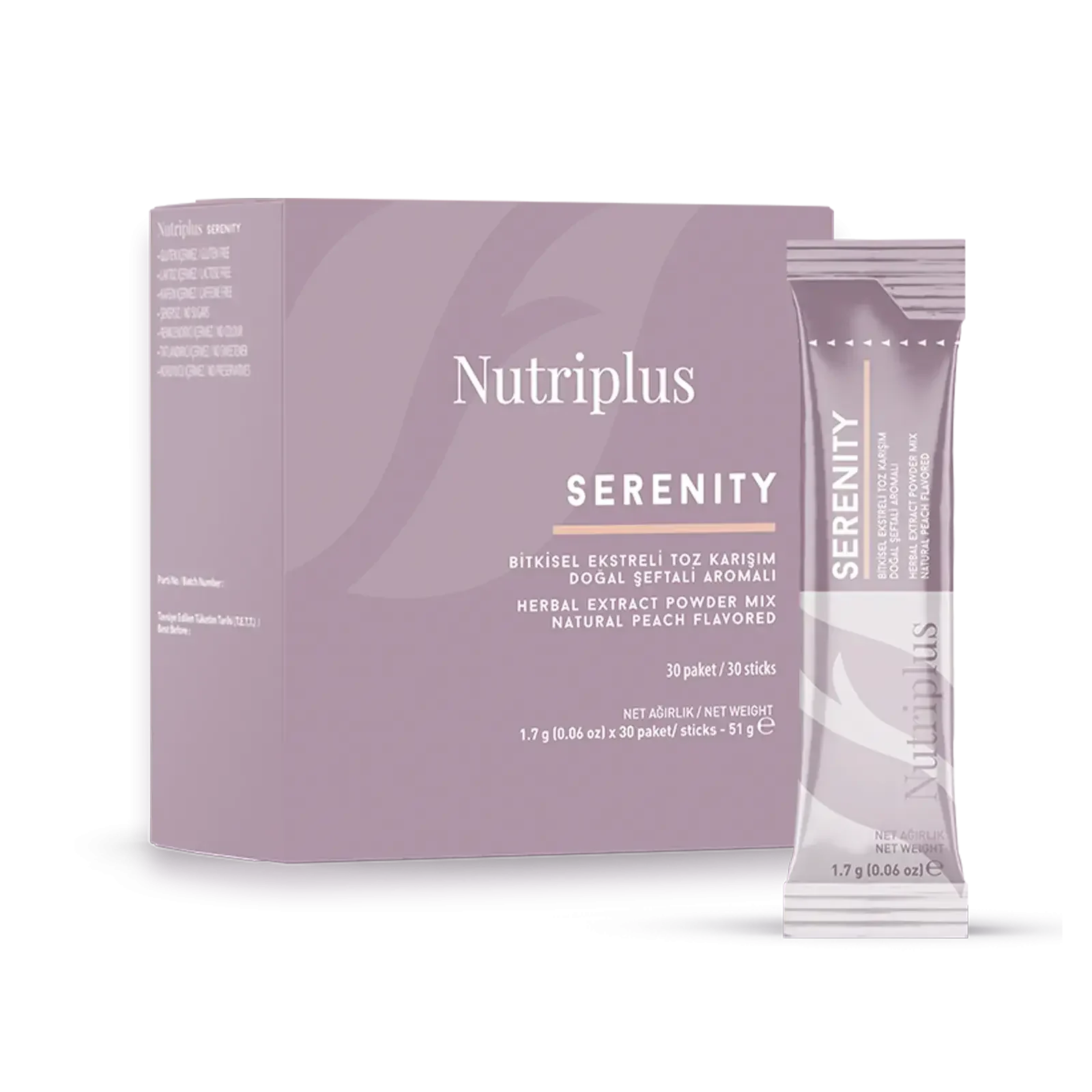 Nutriplus Serenity Şeftali Aromalı Çay 30 Adet