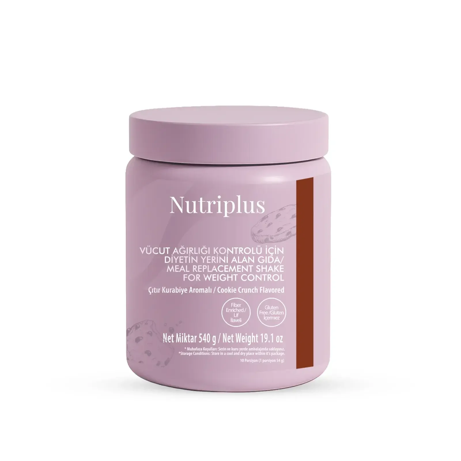 Nutriplus Çıtır Kurabiye Aromalı Kilo Verme Amaçlı Enerjisi Kısıtlanmış Gıda - 540 gr