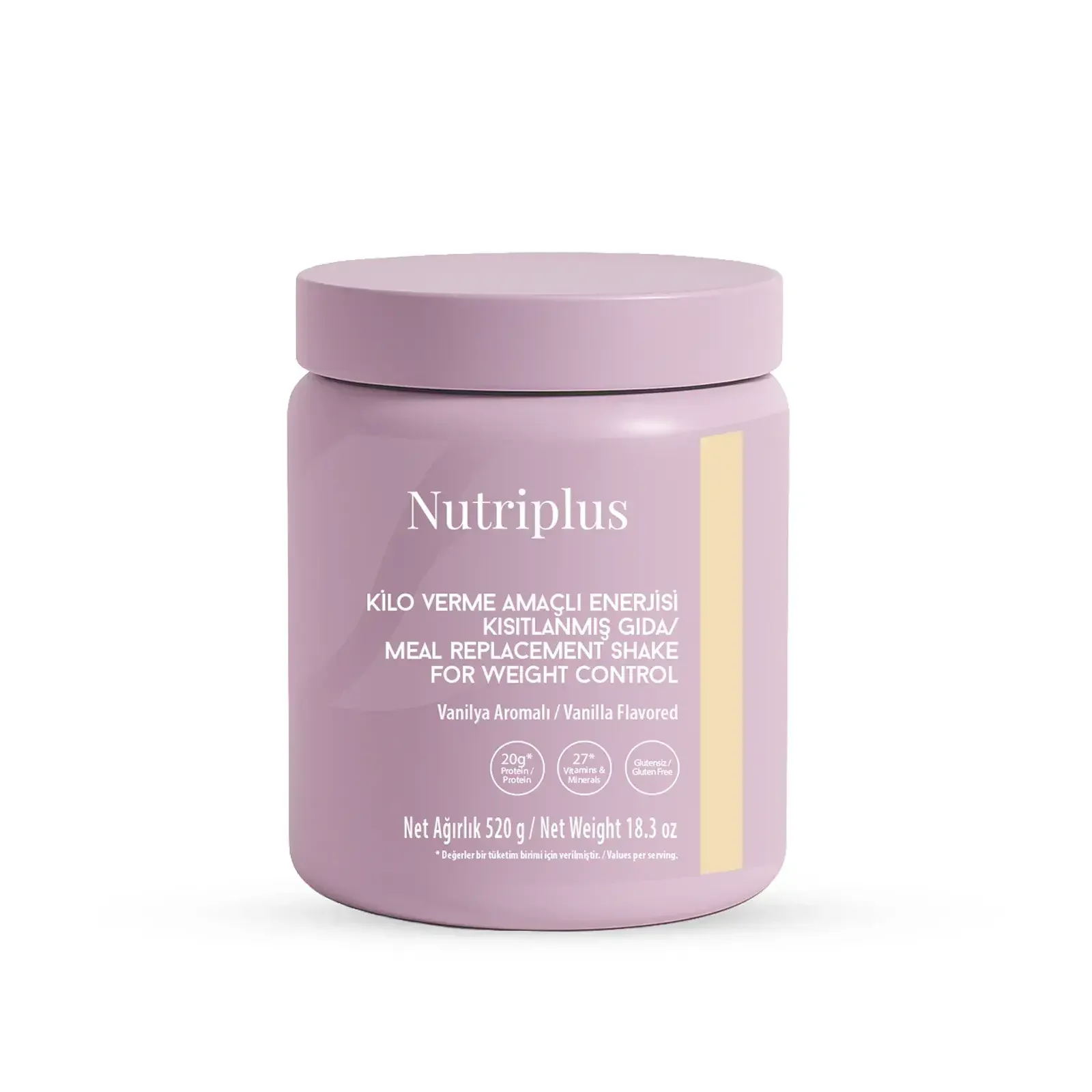 Nutriplus Vanilya Aromalı Kilo Verme Amaçlı Enerjisi Kısıtlanmış Gıda - 520 gr