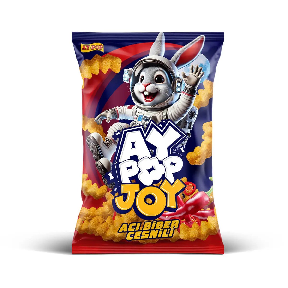 Ay-Pop Joy Acı Biber Çeşnili Mısır Cipsi 60 g