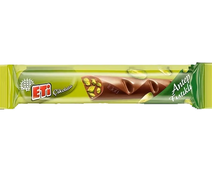 Eti Çikolata Antep Fıstıklı Uzun 17 g