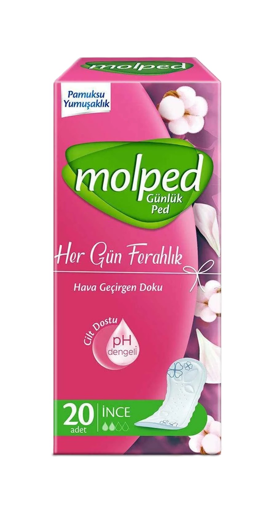 Molped İnce Günlük Her Gün Ferahlık 20' li