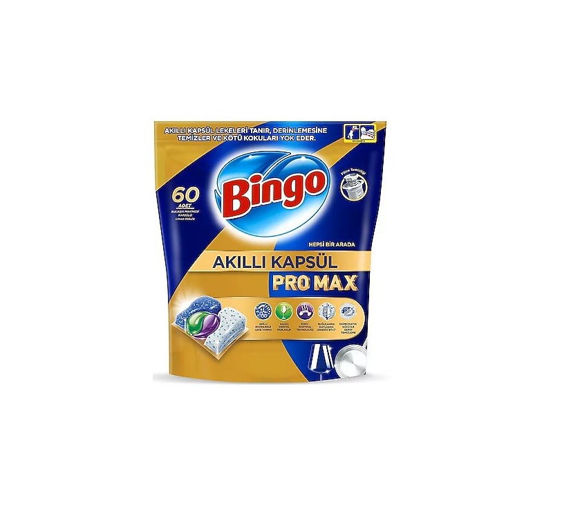 Bingo Pro Max Bulaşık Makinası Tableti 60' lı