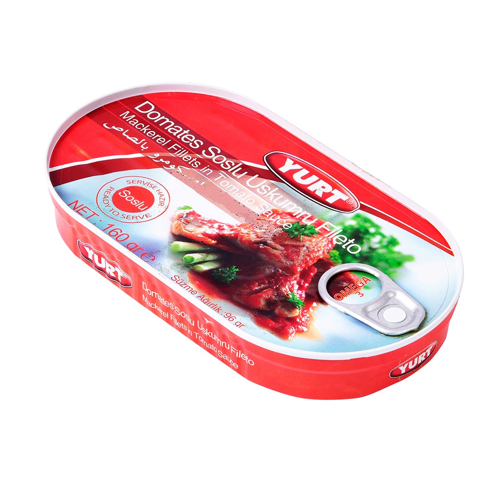 Yurt Soslu Yağlı Uskumru Fileto 160 g