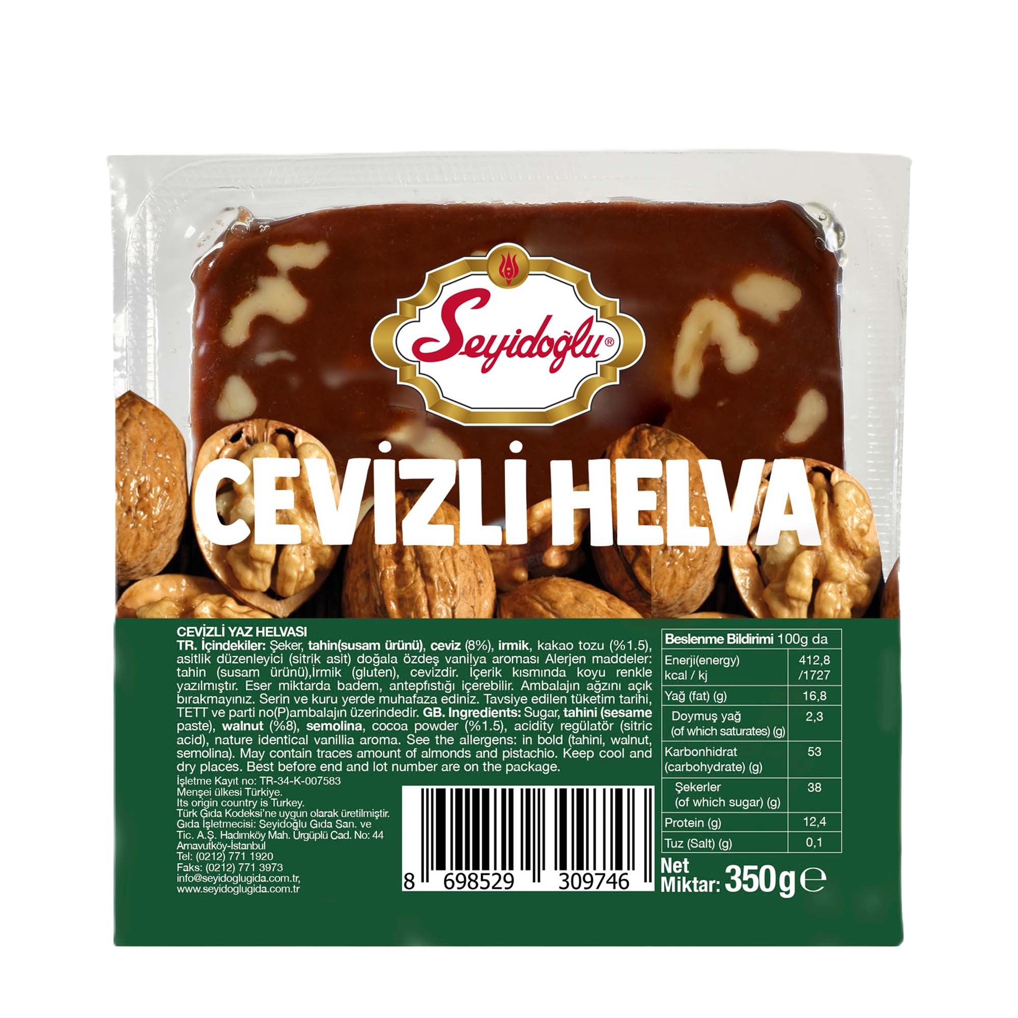 Seyidoğlu Cevizli Helva 350 g