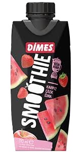 Dimes Smoothie Pembe - Karpuz Çilek Elma 310 mL