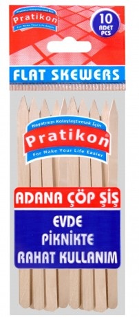 Pratikon Adana Şiş 25 cm 10' lu