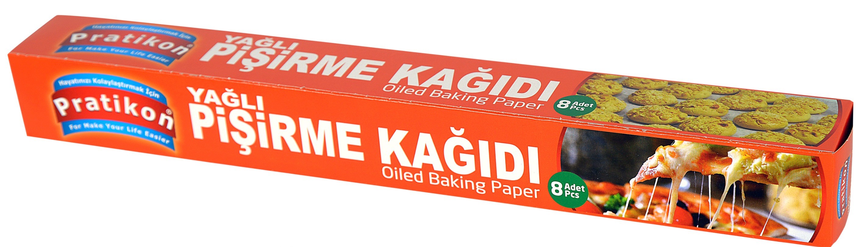 Pratikon Yağlı Pişirme Kağıdı 8 33x42 cm 8'li