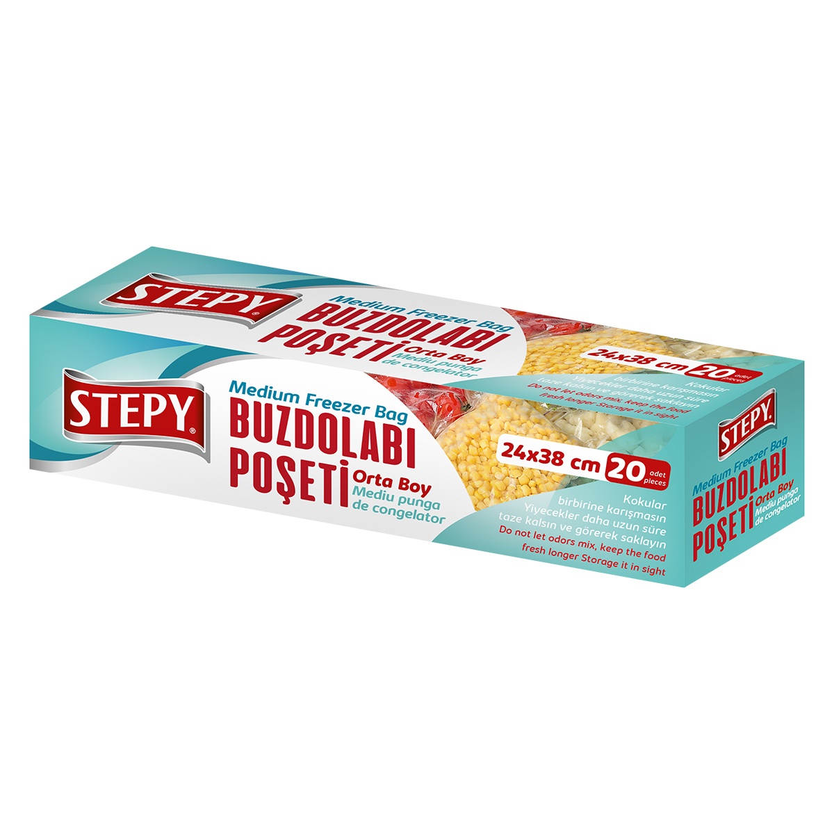 Stepy Buzdolabı Poşeti Orta Boy 20' li