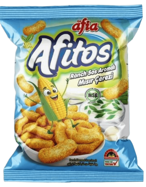 Afia Afitos Ranch Sos Aromalı Mısır Çerezi 50 g