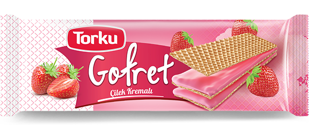 Torku Çilek Kremalı Gofret 142 g