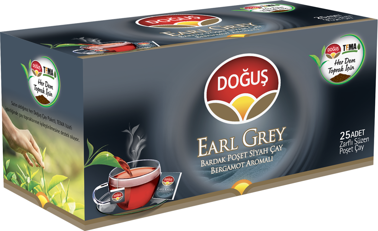 Doğuş Earl Grey Bardak Poşet Çay 25'li