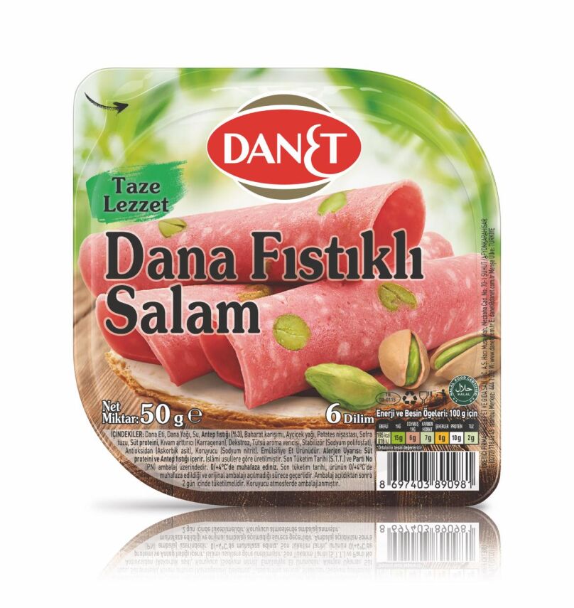 DANET DANA FISTIKLI SALAM  50 G