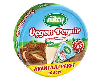 Sütaş Üçgen Peynir 16X12,5 g