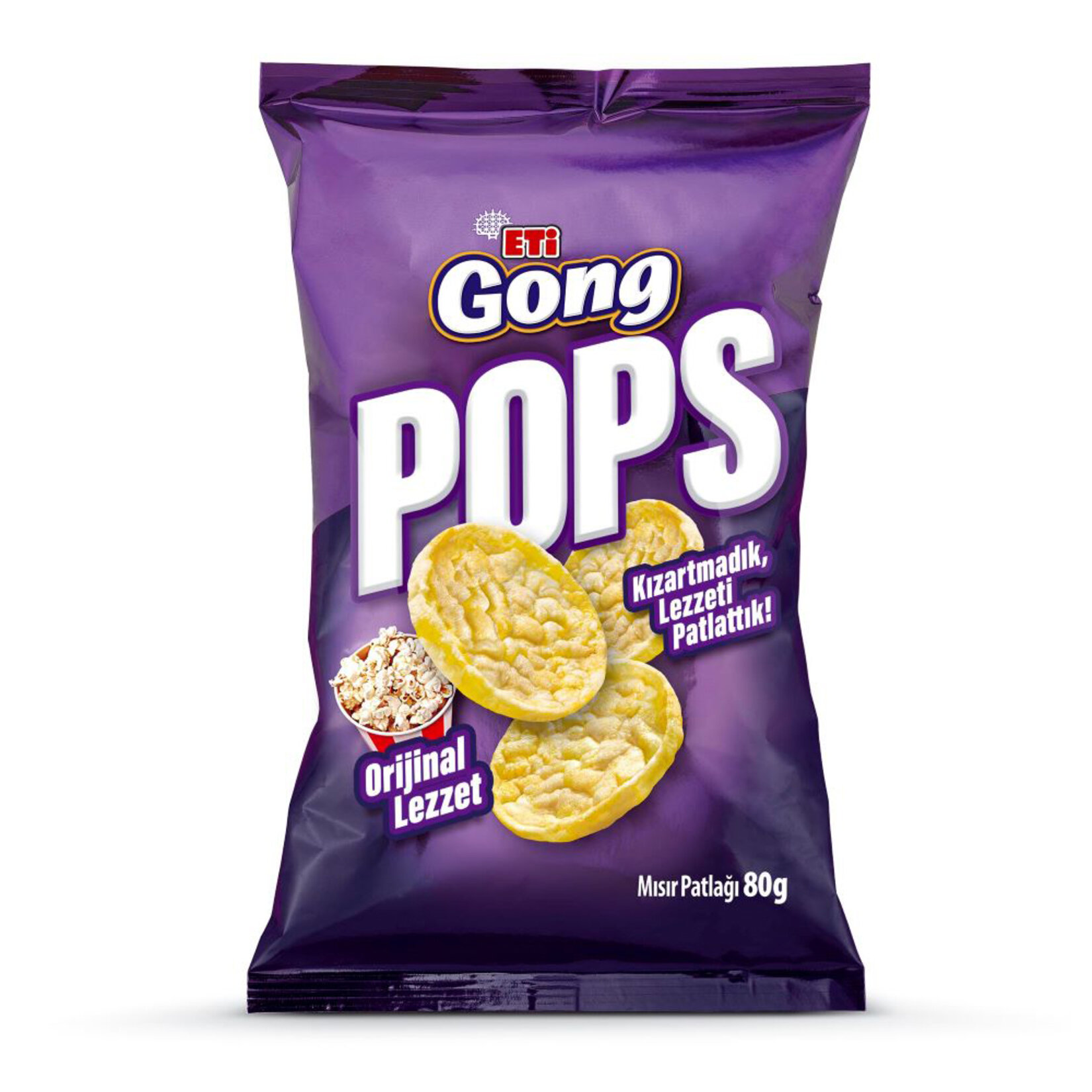 Eti Gong Pops Mısır Patlağı 80 g