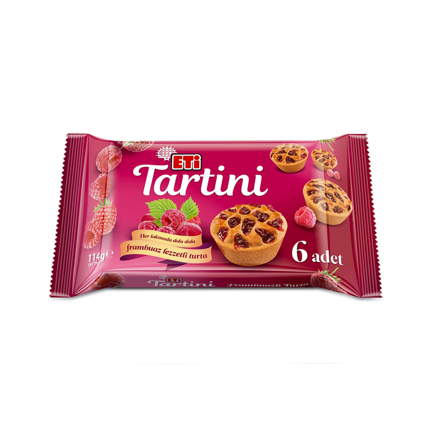 Eti Tartini Frambuazlı Turta 114 g