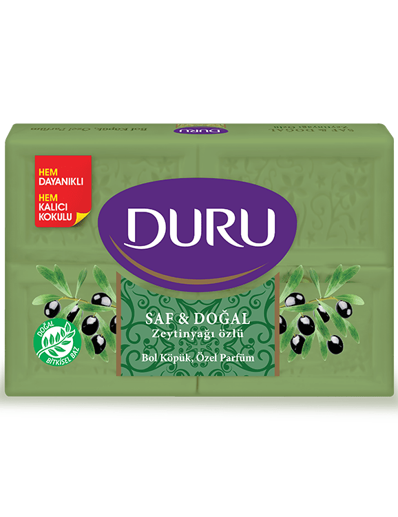 Duru Saf & Doğal Zeytinyağı Özlü Banyo Sabunu 4X150 g