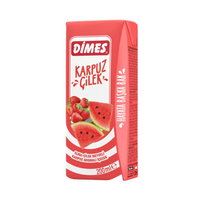Dimes Elma-Çilek Meyveli Karpuz Aromalı İçecek 200 mL