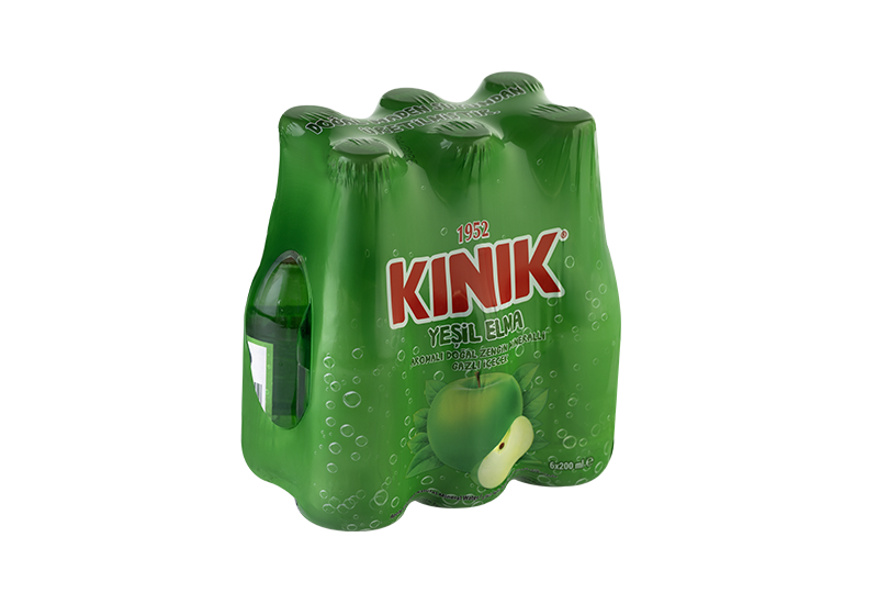 Kınık Yeşil Elma Aromalı Maden Suyu 6X200 mL