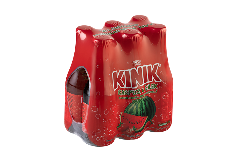Kınık Karpuz & Çilek Aromalı Maden Suyu 6X200 mL