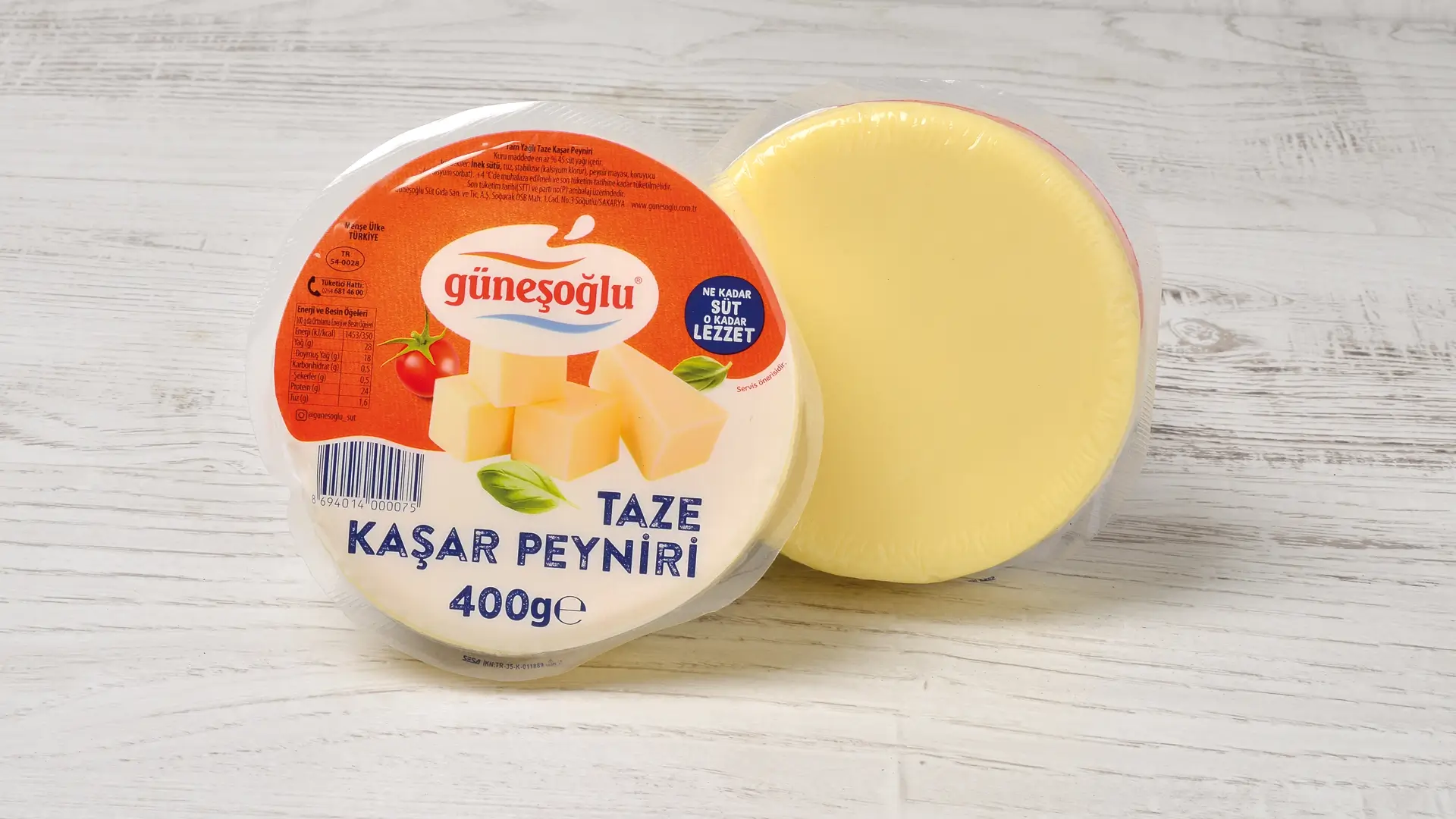 Güneşoğlu Taze Kaşar Peyniri 400 g