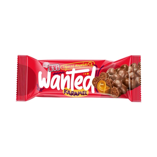 ETİ WANTED SÜTLÜ ÇİKOLATA KAPLI KARAMELLİ BAR 22 g