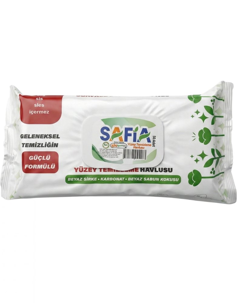 Safia Yüzey Temizleme Havlusu 50 Adet