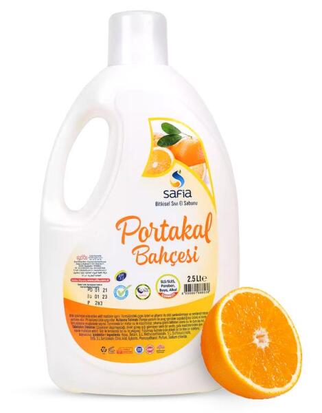 Safia Bitkisel Sıvı El Sabunu Portakal Bahçesi 2,5 L