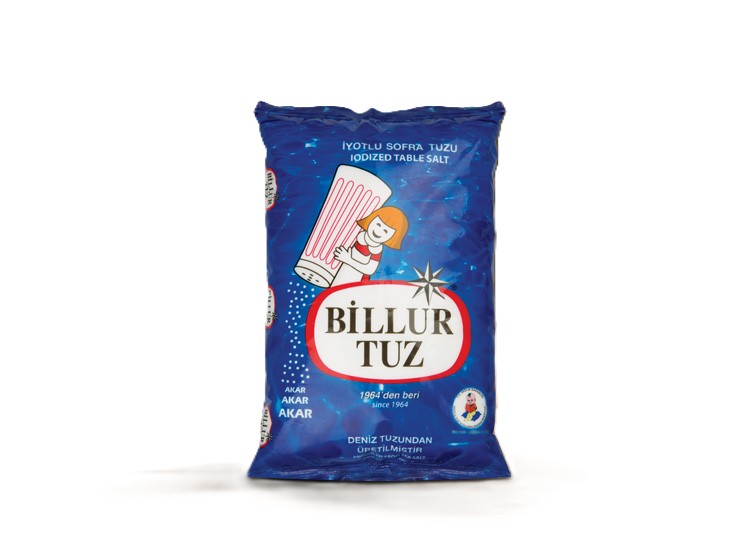 Billur Tuz İyotlu 750 g