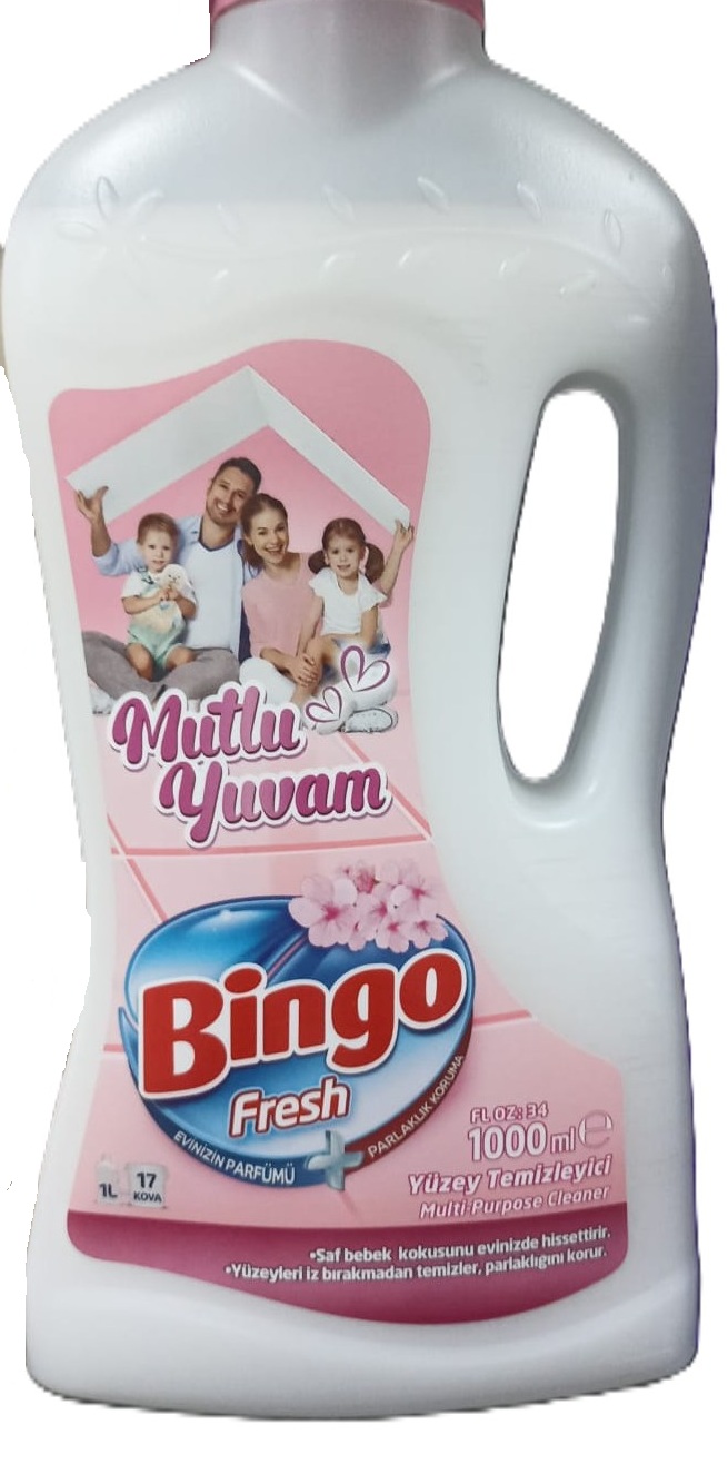 Bingo Fresh Yüzey Temizleyici Mutlu Yuvam 1 L
