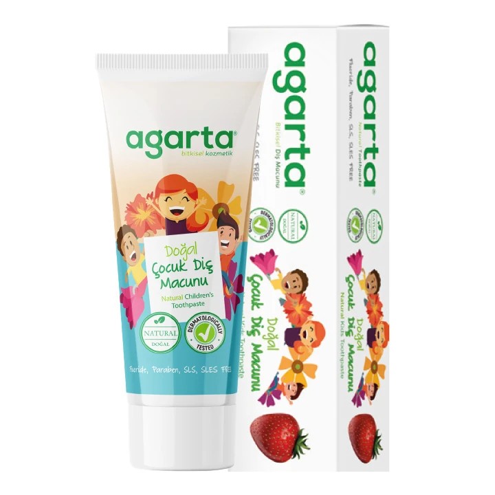 Agarta Doğal Çocuk Diş Macunu Çilekli 75 mL