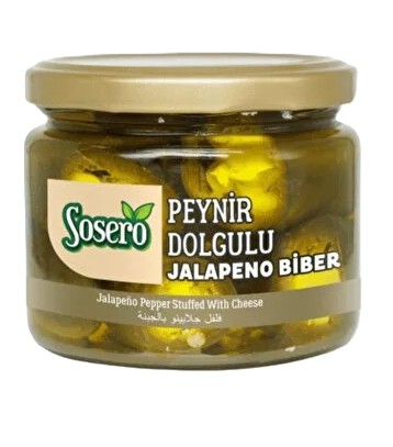 Sosero Peynir Dolgulu Jalapeno Biber 300 cc