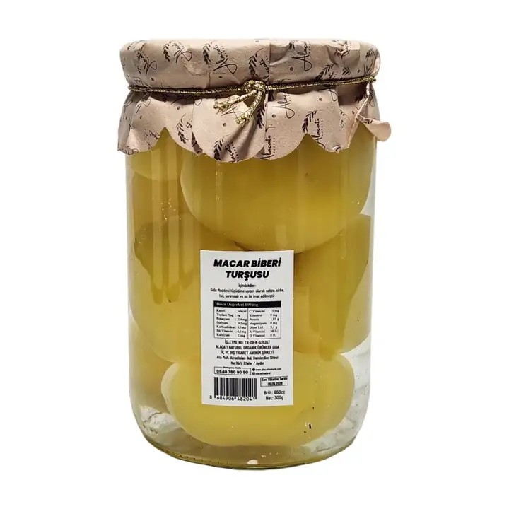 Alaçatı Macar Biberi Turşusu 660 cc