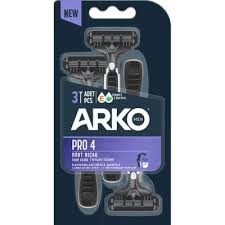 Arko Men  Pro 4 Dört Bıçaklı Traş Bıçağı 3' lü