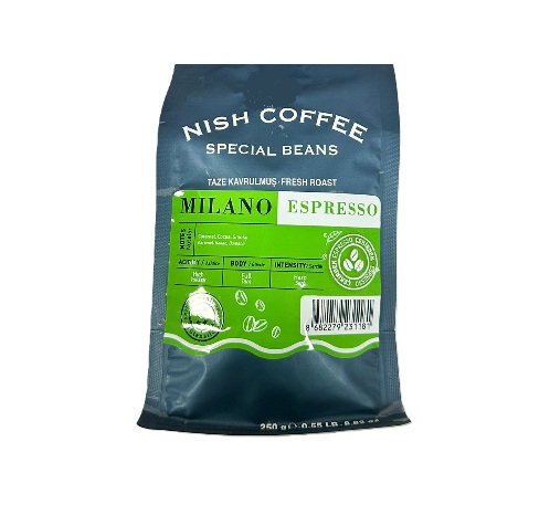 Nish Coffee Espresso Milano Çekirdek Kahve 250 g