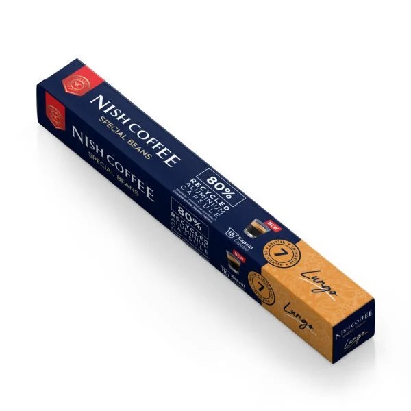 Nish Coffee Kapsül Kahve 6 Lungo Nespresso Uyumlu 10' lu