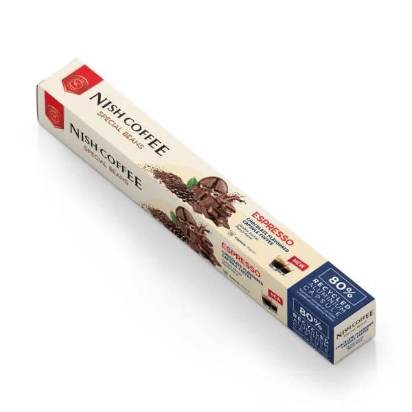 Nish Coffee Çikolata Aromalı Kapsül Kahve 10' lu